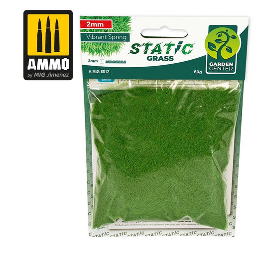 AMMO by Mig Jimenez A.MIG-8812  Vibrant Spring 2mm Static Grass (8170403627245)