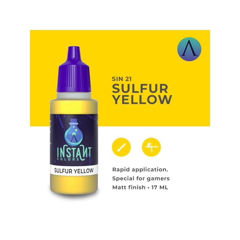 Scale 75 SIN-21 Instant Colors Sulfur Yellow 17ml