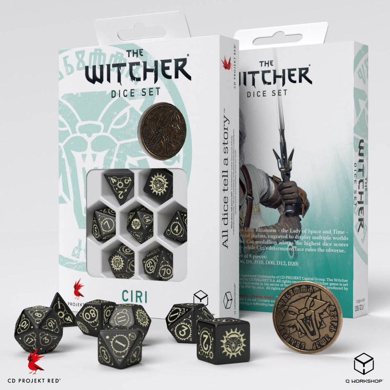 Q Workshop SWCI03 The Witcher Dice Set. Ciri The Zireael (9003915477229)