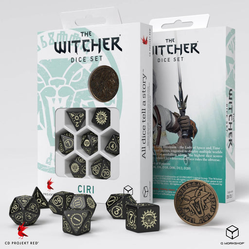 Q Workshop SWCI03 The Witcher Dice Set. Ciri The Zireael (9003915477229)