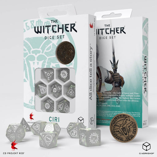Q Workshop SWCI02 The Witcher Dice Set. Ciri The Lady of Space and Time (9003915444461)