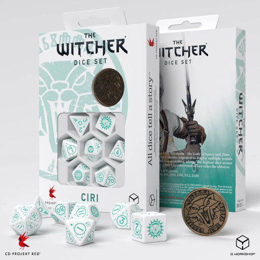 Q Workshop SWCI01 The Witcher Dice Set. Ciri The Law of Surprise (9003915411693)