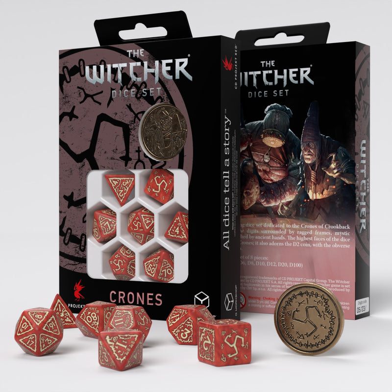 Q Workshop SWCR01 The Witcher Dice Set. Crones Brewess (9003917050093)