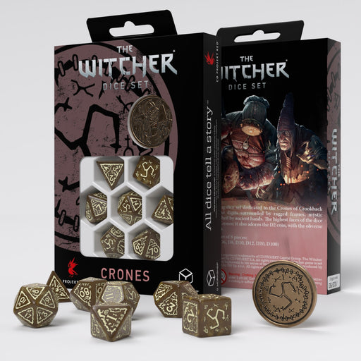 Q Workshop SWCR02 The Witcher Dice Set. Crones Weavess (9003917082861)