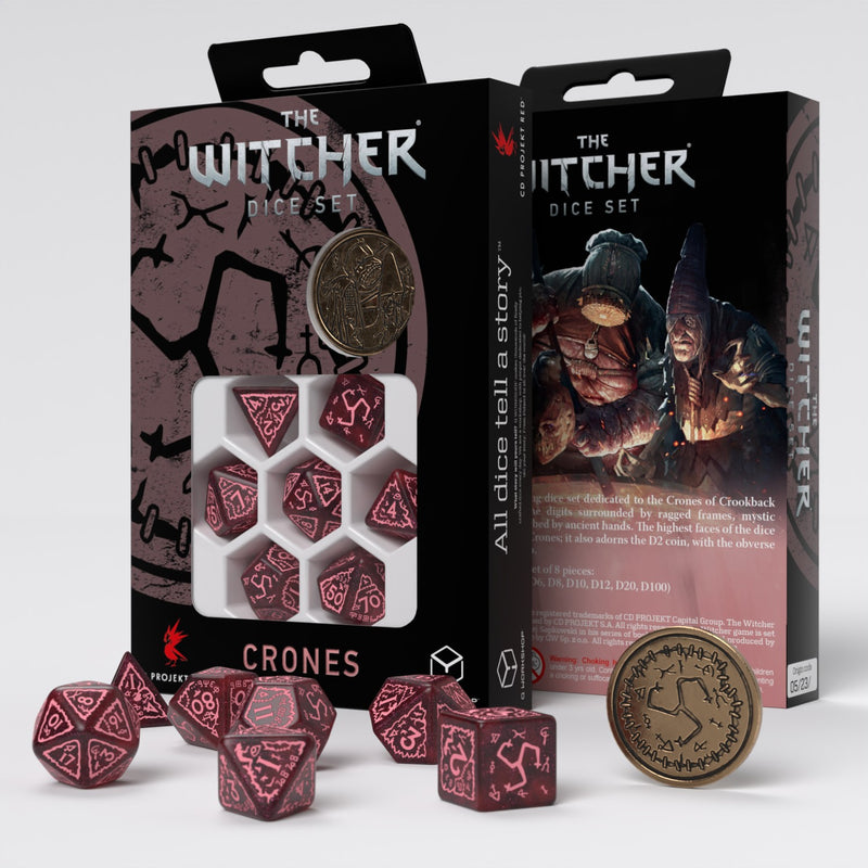 Q Workshop SWCR03 The Witcher Dice Set. Crones Whispess (9003917115629)