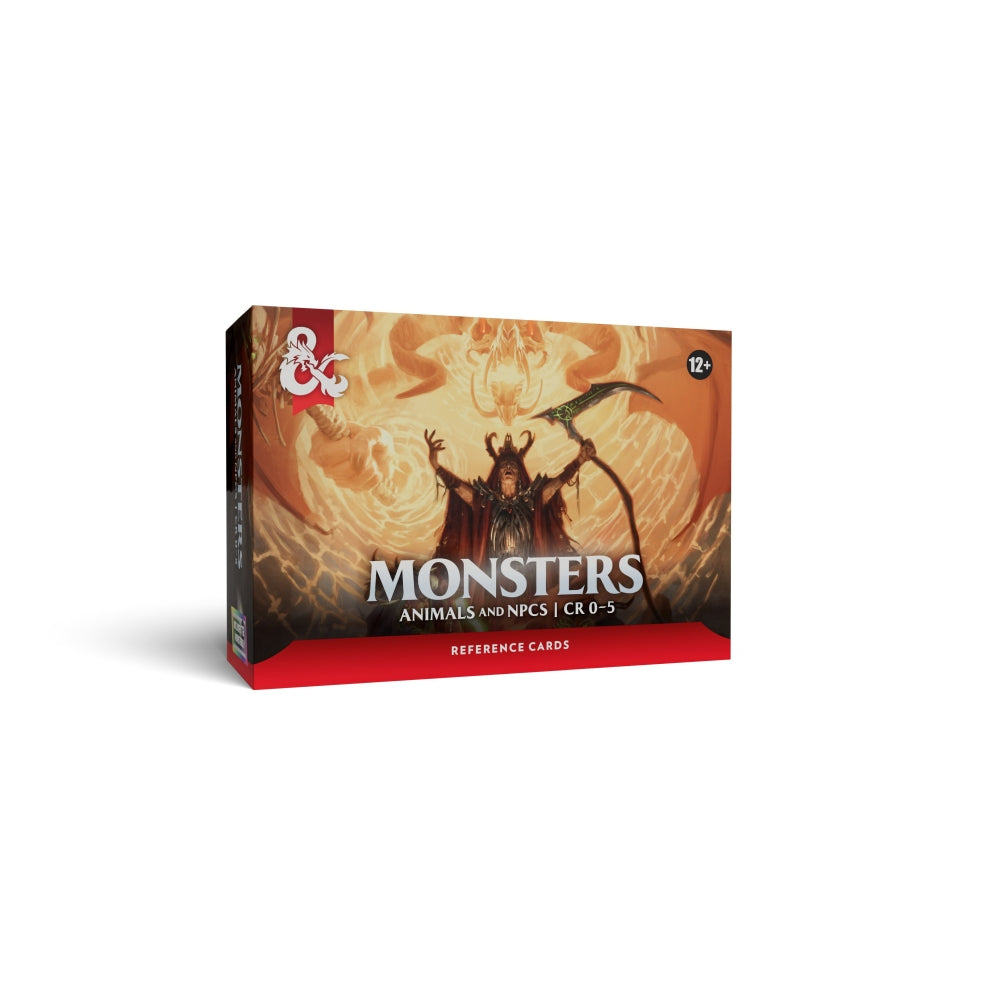 Wizards of the Coast D&D Monsters: Animals and NPCs RPG Reference Cards