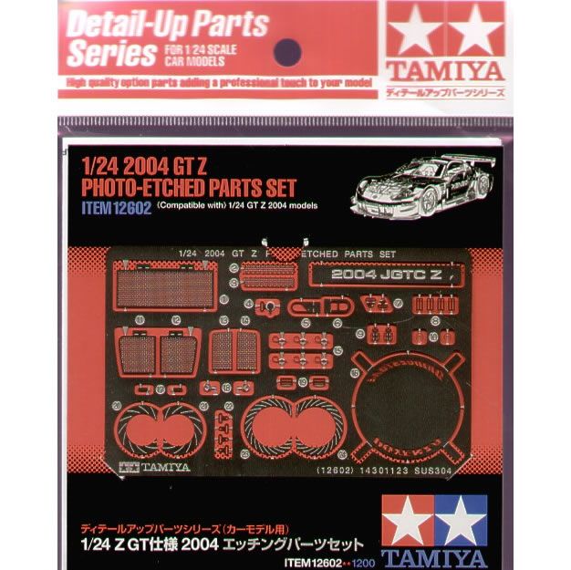 Tamiya 12602 GT Z 2004  P ETCHED PTS (8346771980525)