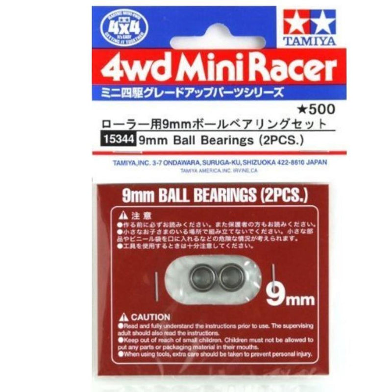 Tamiya 15344 MINI 4WD 9MM BALL BEARINGS*2 (8278090121453)