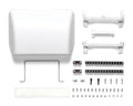 Tamiya Roof Spoiler White RC Truck Body Part 1/14 Scale - 56546