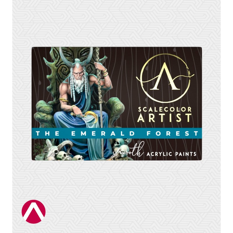 Scale 75 SSAR-012 Scalecolor Artist The Emerald Forest Paint Set