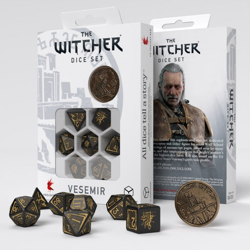 Q Workshop SWVE02 The Witcher Dice Set. Vesemir The Sword Master (9003916230893)