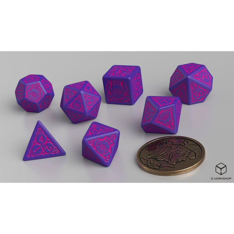 Q Workshop SWDA01 The Witcher Dice Set. Dandelion Viscount de Lettenhove (9003914723565)