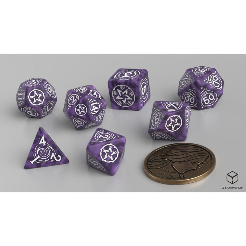 Q Workshop SWYE03 The Witcher Dice Set. Yennefer Lilac and Gooseberries (9003914559725)