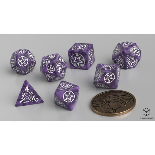 Q Workshop SWYE03 The Witcher Dice Set. Yennefer Lilac and Gooseberries (9003914559725)