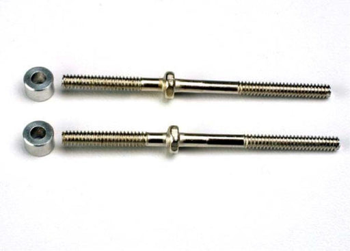 Traxxas 1937 - Turnbuckles (54mm) (2)/ 3x6x4mm aluminum spacers (rear camber links) (769040547889)