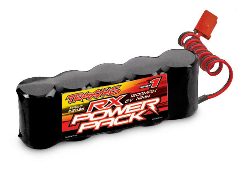 Traxxas 3036 - Battery Rx Power Pack (5-Cell Flat Style Nimh 1200Mah)