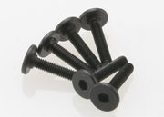 Traxxas 3646 - Screws 3x15mm flat-head machine (hex drive) (6) - Hobby City NZ
