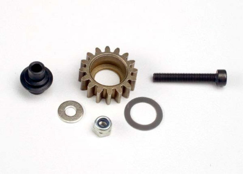 Traxxas 4996 - Idler gear steel (16T)/Shaft/3x6mm & 3x8mm flat metal washer/8x12x0.5mm PTFE washer/3MM nylon locknut/ 3x20mm cap hex screw