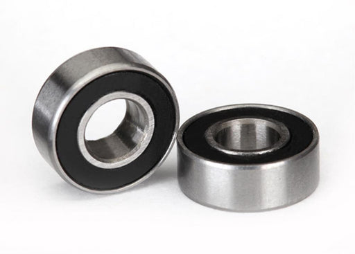 Traxxas 5116A - Ball bearings black rubber sealed (5x11x4mm) (2) (7540679901421)