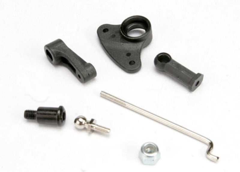 Traxxas 5567 - Brake cam lever/ linkage rod/ bellcrank/ 4mm ball screw (1)/ 4mm ball cup (1)/ 3.0NL (1)/ 3X10 SS (1)