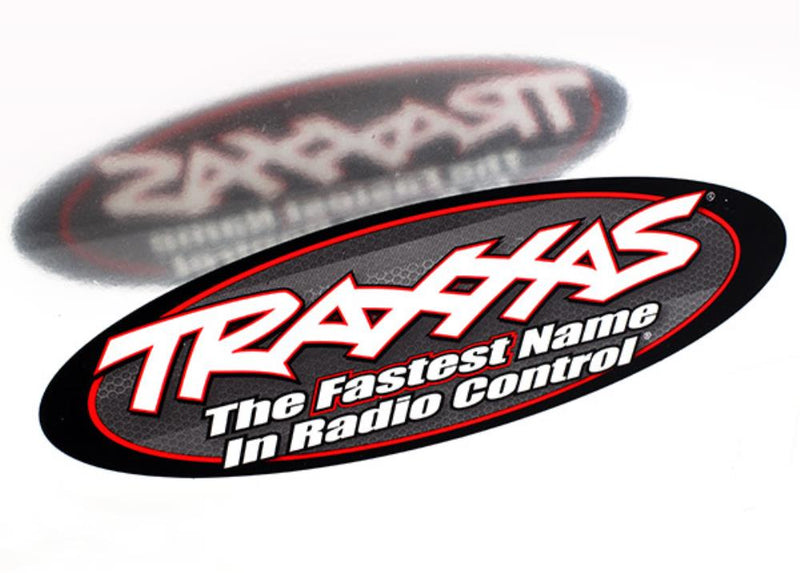 Traxxas 6152 - TRAXXAS 9" OVAL DECAL 2 SIDED