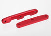 Traxxas 6823R - Bulkhead Tie Bars Front & Rear Aluminum (Red-Anodized) (769272578097)