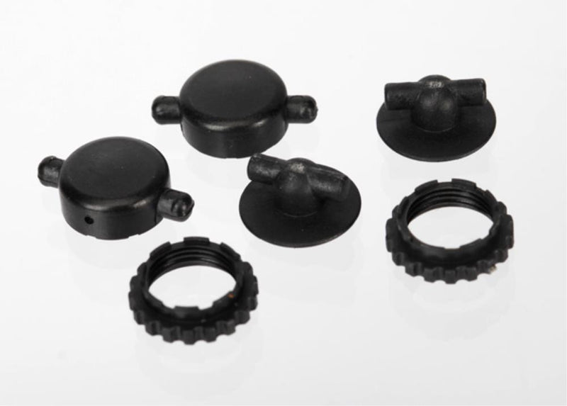 Traxxas 6962 - Caps and spring retainers GTR shocks (upper cap (2) upper retainer (2) lower retainer (2))
