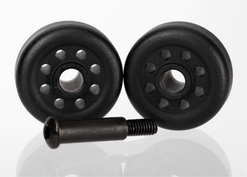Traxxas 6977 - Wheels (2)/ axle (1) (for wheelie bar #6978)
