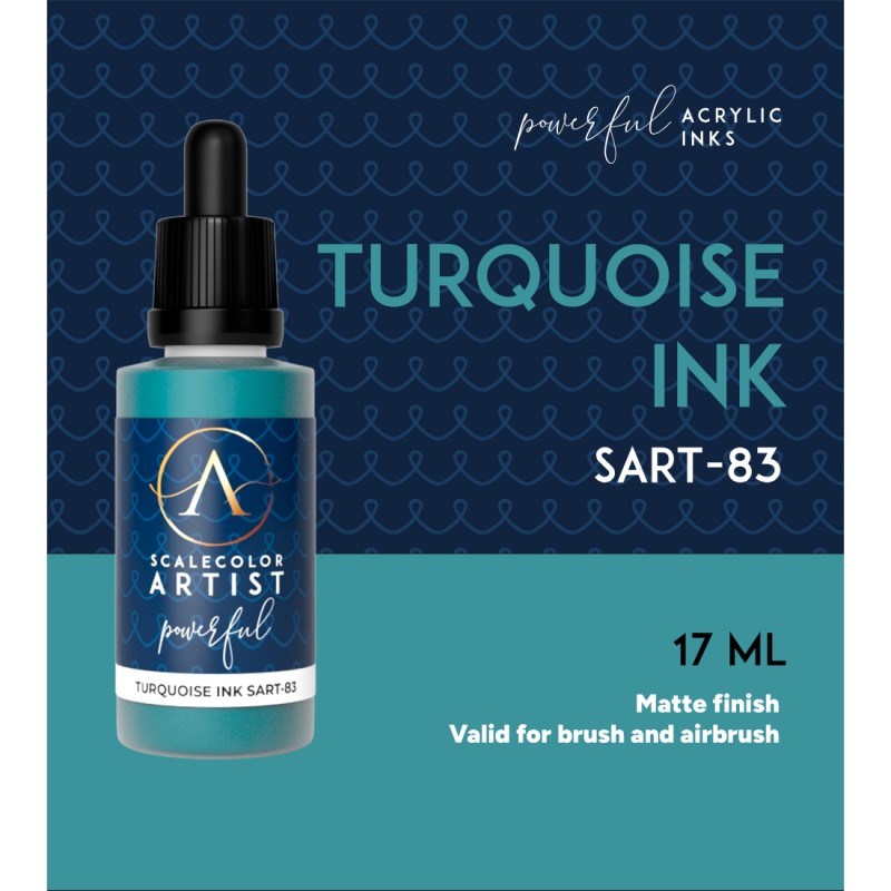 Scale 75 SART-83 Scalecolor Artist Turquoise Ink 20ml