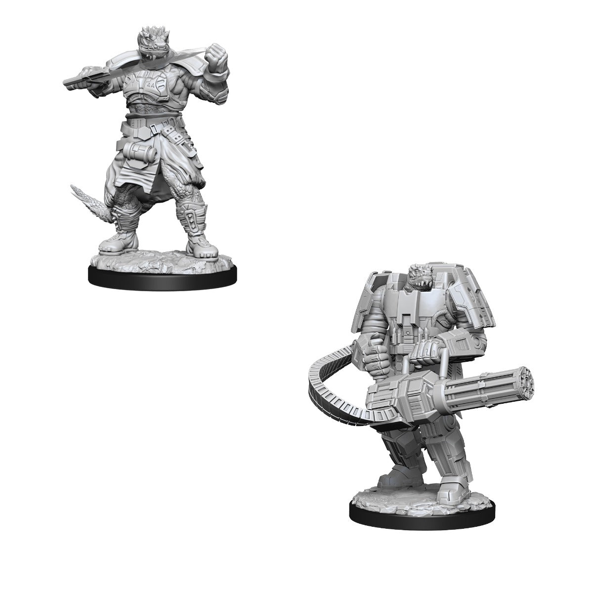 WizKids Starfinder Deep Cuts Unpainted Miniatures Vesk Soldier - WZK90336