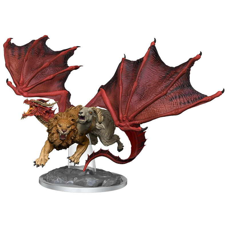 WizKids 90465 D&D Nolzurs Marvelous Miniatures: Chimera Paint Night Kit (#7) (9003828510957)