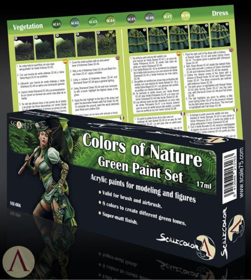 Scale 75 SSE-006 Scalecolor Colours and Nature Paint Set