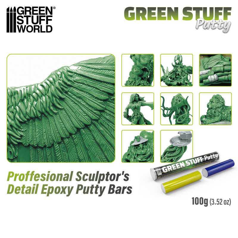 Green Stuff World 1018 Barra Masilla Verde / Green Stuff in Stick (9080482595053)