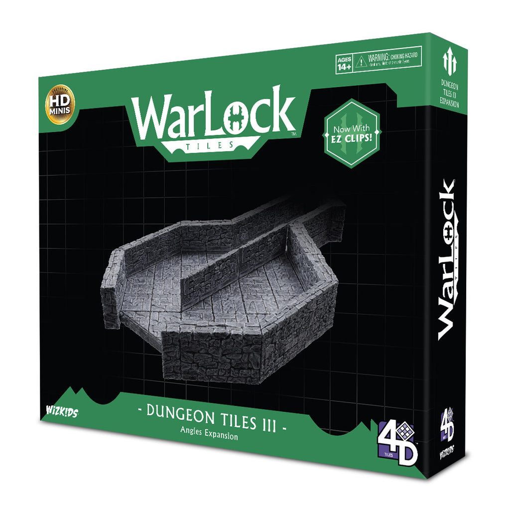 WizKids WarLock Tiles Dungeon Tiles III Angles Wargaming Terrain