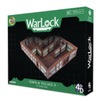 WizKids WarLock Tiles Town & Village II Full Height Plaster Walls Wargaming Terrain