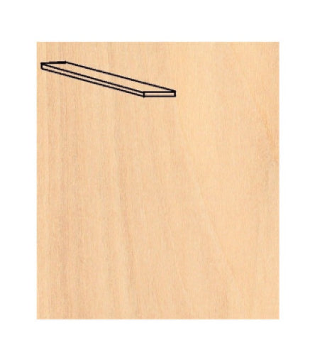 Artesania Basswood Veneer Pack 0.5 x 5 x 1000 mm (25 Pcs.) (9134594392301)
