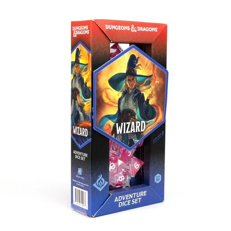 Sirius DZ2002-19 Dice D&D Adventure Dice Wizard Fuchsia (9003869995245)