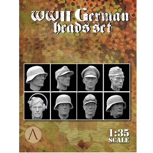 Scale 75 SW35-010 Figures Warfront Wwii German Head Set 35mm