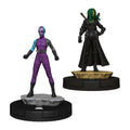 WizKids Marvel HeroClix Collector's Trove Play at Home Kit Nebula and Gamora Tabletop Miniature Game Set