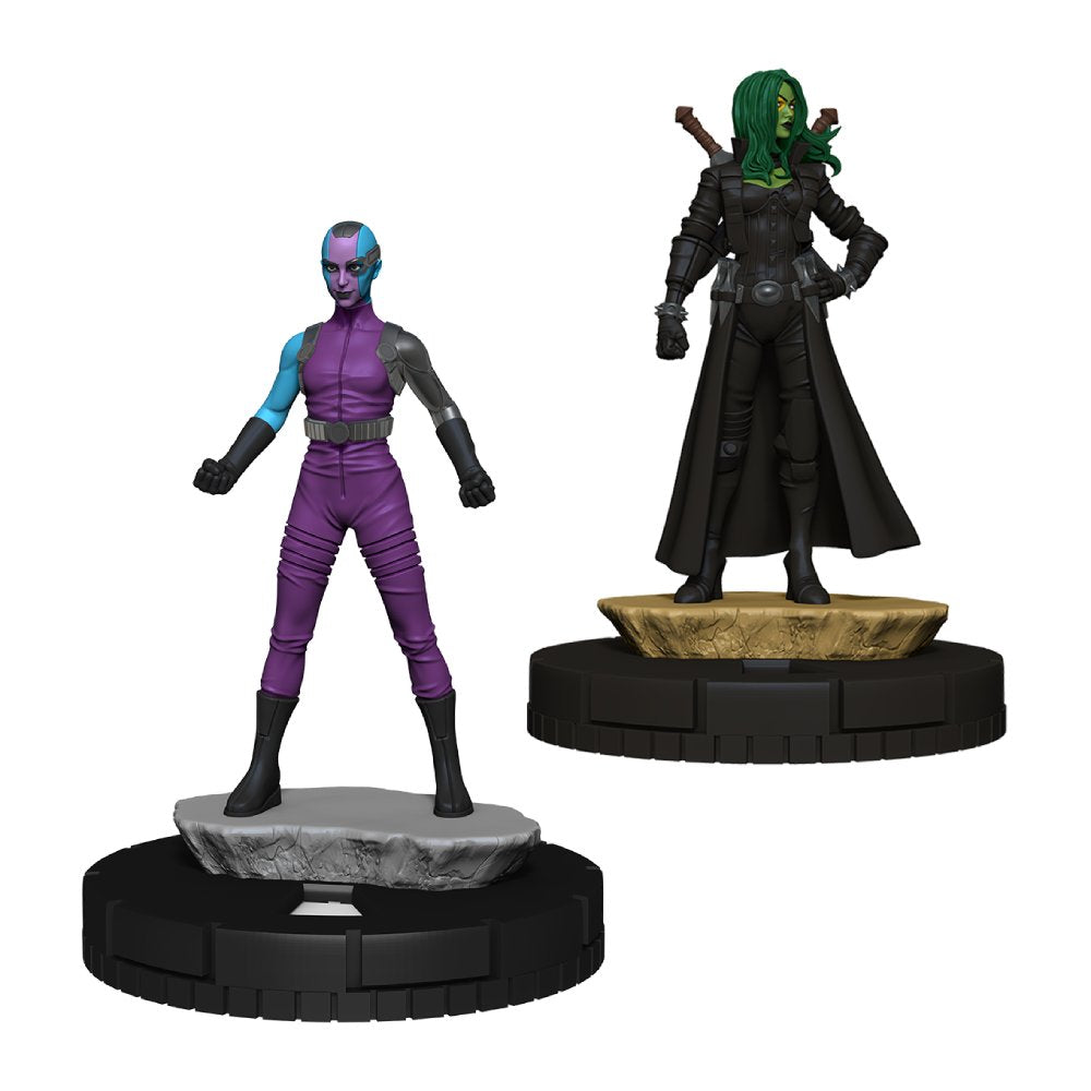 WizKids Marvel HeroClix Collector's Trove Play at Home Kit Nebula and Gamora Tabletop Miniature Game Set