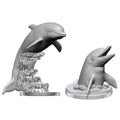 Wizkids Deepcuts Unpainted Miniatures Dolphins - WZK90270