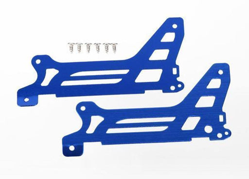 Traxxas 6328 - Main Frame, Side Plate, Outer (2) (Blue-Anodized) (Alum (769112604721)