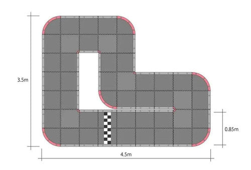 Kyosho 87053B Part Mini-Z GrandPrix Circuit 50 Short(48pcs) (8324819550445)