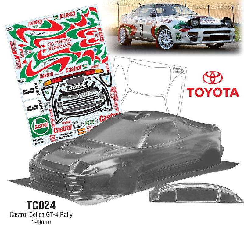 Team C TC024 1/10 CELICA GT-4 RALLY 190mm Wide (8319234638061)