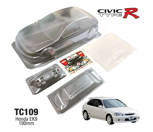 Team C TC109 1/10 Honda Civic EK9 FF 190mm (8319241748717)