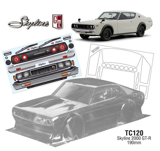 Team C TC120 1/10 Nissan Skyline 2000 GT-R 190mm (8319242404077)