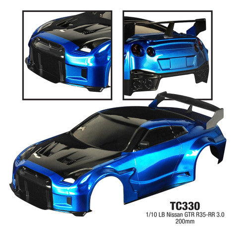 Team C TC330 1/10 LB Nissan GTR R35-RR 3.0, 200mm (8319243256045)